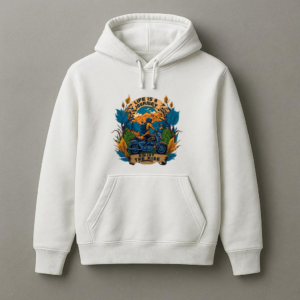 Adventurer Motorbike Confident Graphic Hoodie