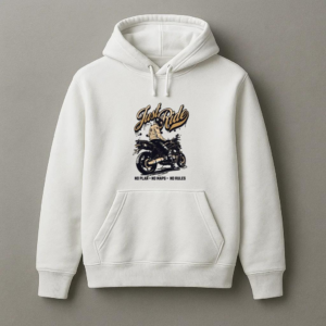 Adventurer Motorbike Happy Graphic Hoodie