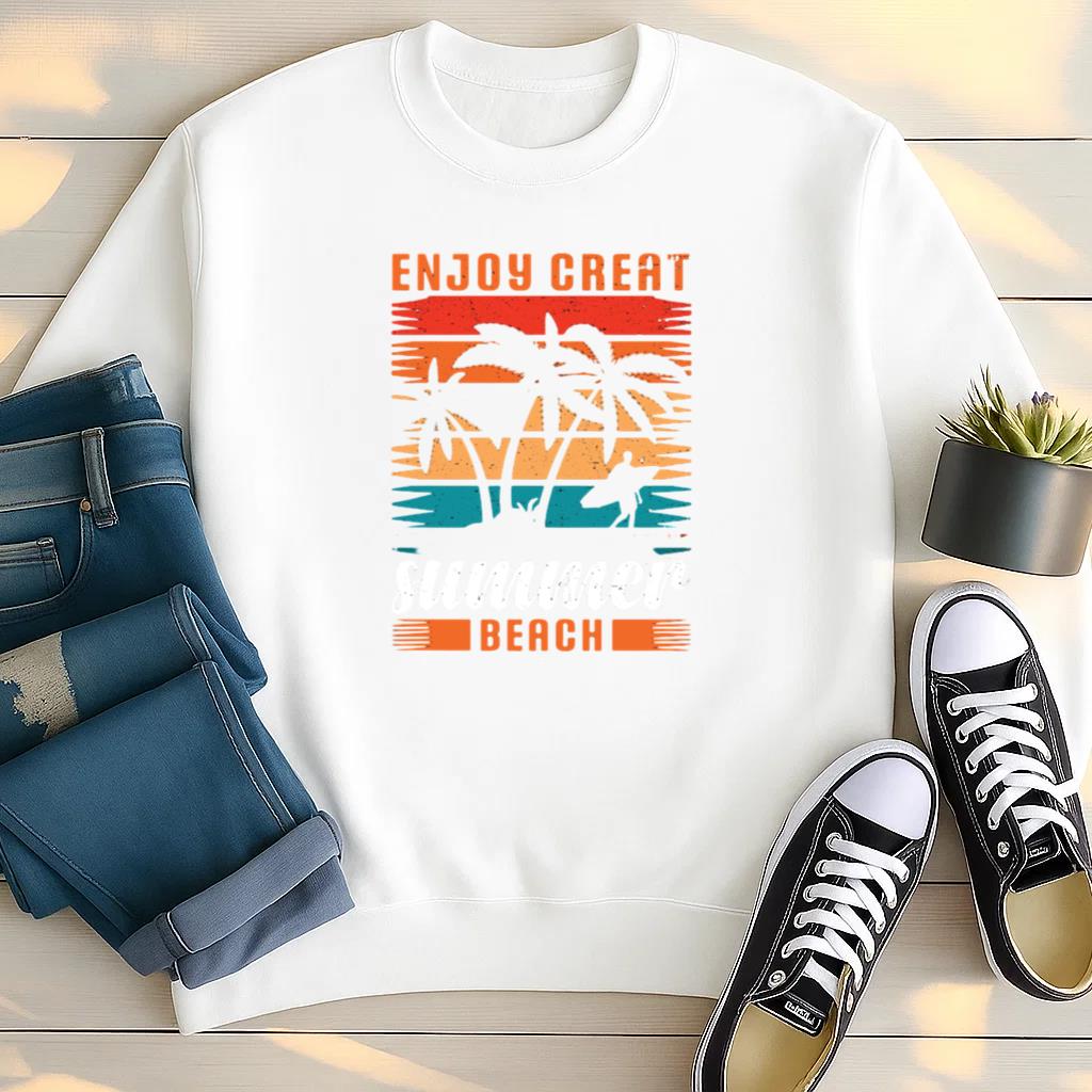 Adventurer Motorbike Joyful Graphic Sweatshirt