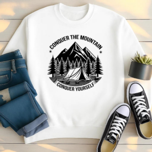 Adventurer Motorbike Peaceful Graphic Sweatshirt