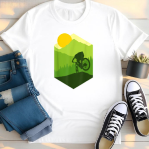 Bike More Road Mountain Cycling T Shirt