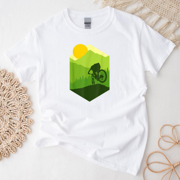 Bike More Road Mountain Cycling T Shirt - Image 2
