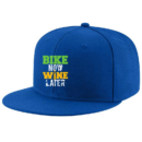 Bike Now Wine Later Cycling Cap
