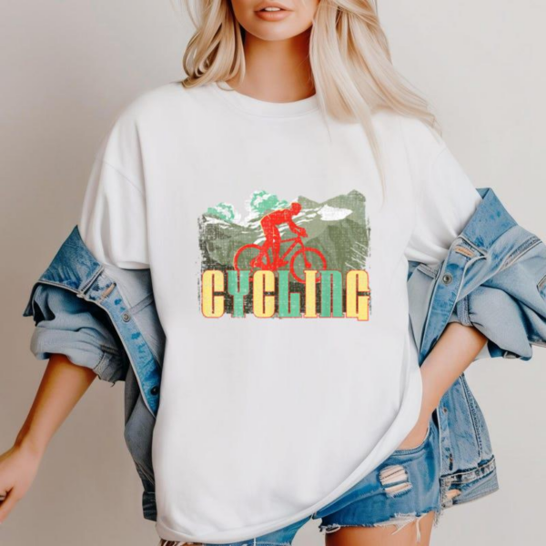Biker Cycling Moutain T Shirt - Image 3