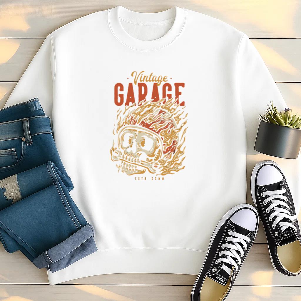 Camper Motorbike Confident Graphic Sweatshirt