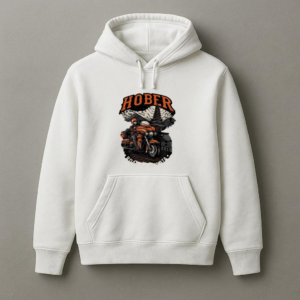 Camper Motorbike Curious Graphic Hoodie