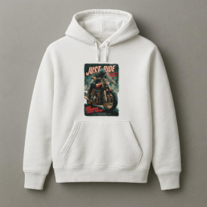 Cruiser Motorbike Focused Edgy Hoodie