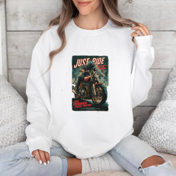 Cruiser Motorbike Focused Edgy Sweatshirt - Image 3