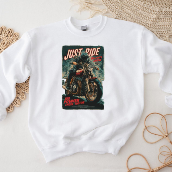 Cruiser Motorbike Focused Edgy Sweatshirt - Image 2