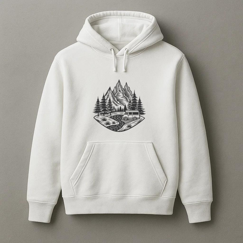 Cruiser Motorbike Joyful Edgy Hoodie