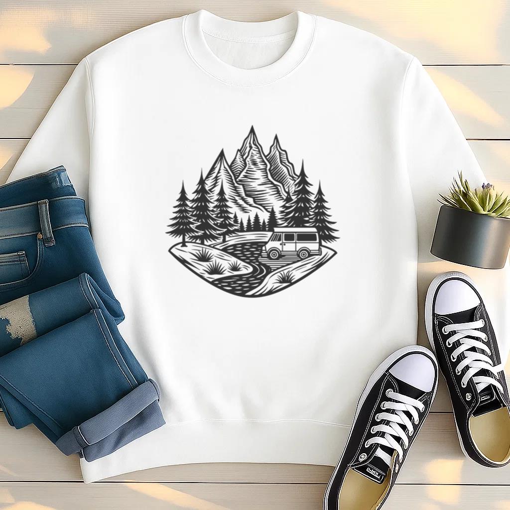 Cruiser Motorbike Joyful Edgy Sweatshirt