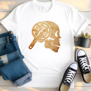 Cycling Skull Mountain Biker T Shirt