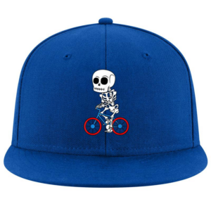 Cyclist Skeleton Biker Halloween Cap