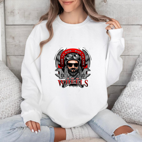Driver Motorbike Wild Minimal Sweatshirt - Image 3