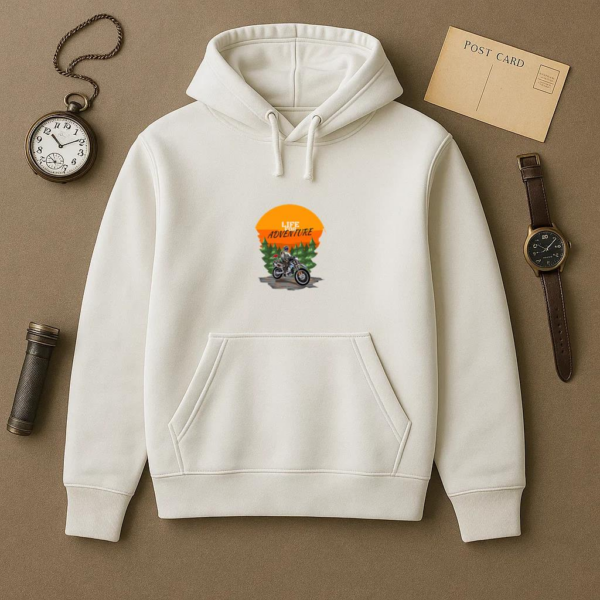 Fisher Motorbike Joyful Modern Hoodie - Image 2