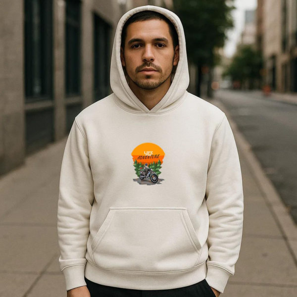 Fisher Motorbike Joyful Modern Hoodie - Image 4