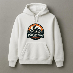 Hiker Motorbike Confident Minimal Hoodie