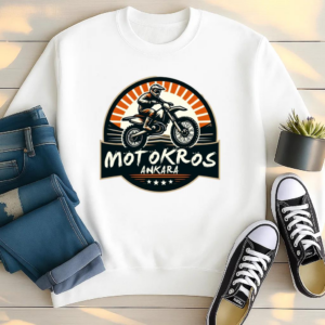 Hiker Motorbike Confident Minimal Sweatshirt