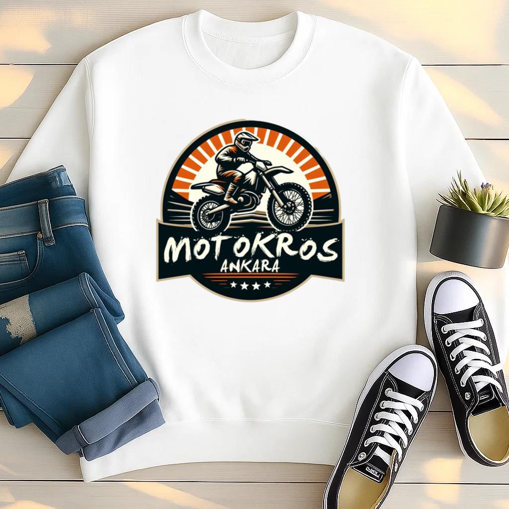 Hiker Motorbike Confident Minimal Sweatshirt