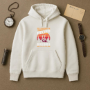 Hiker Motorbike Happy Minimal Hoodie