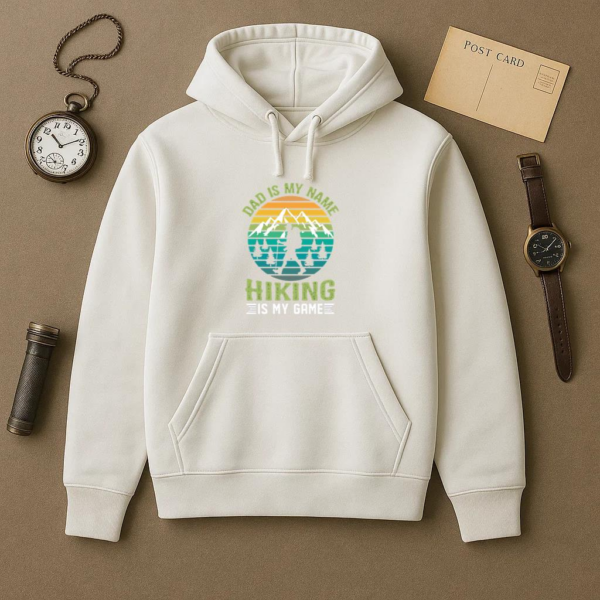 Hiker Motorbike Peaceful Minimal Hoodie - Image 2