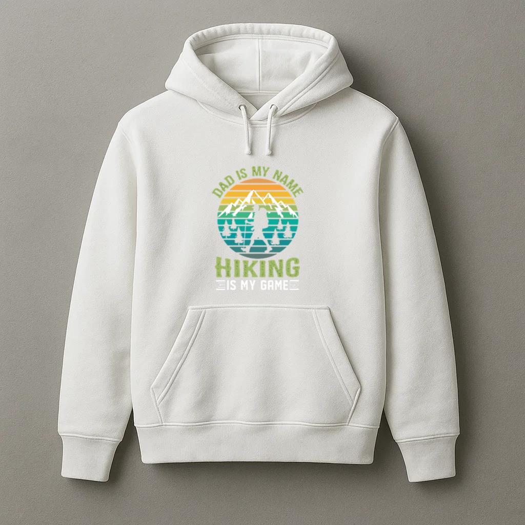 Hiker Motorbike Peaceful Minimal Hoodie