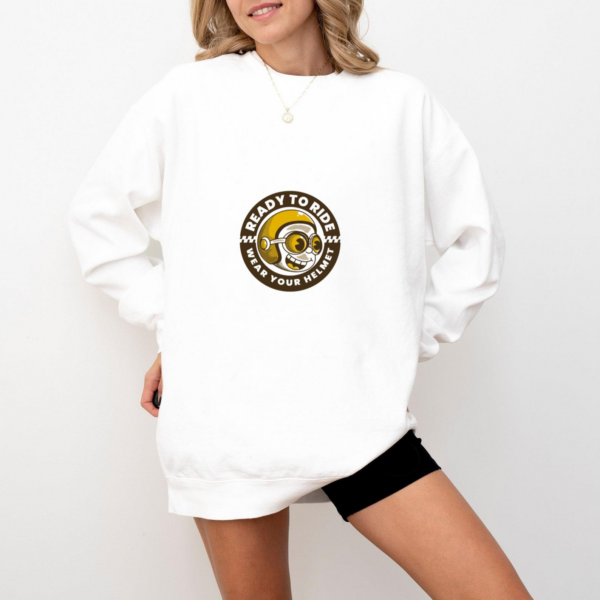 Hiker Motorbike Wild Minimal Sweatshirt - Image 4