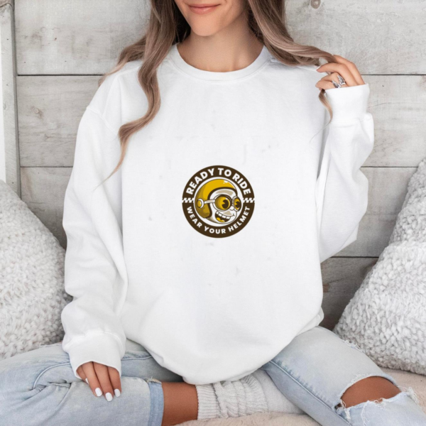 Hiker Motorbike Wild Minimal Sweatshirt - Image 3