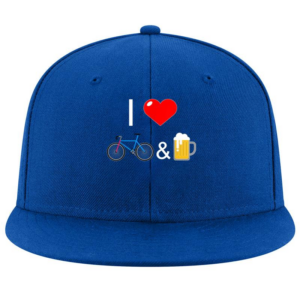 I Love Bikes And Beer Cycing Cap