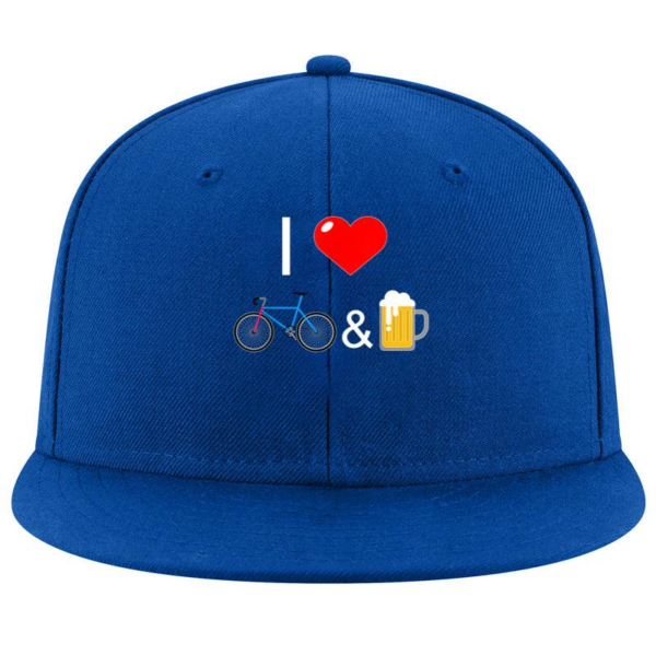 I Love Bikes And Beer Cycing Cap
