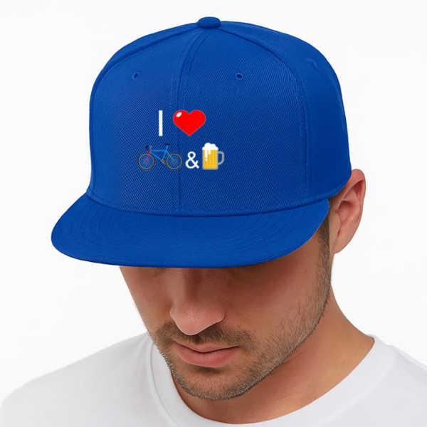 I Love Bikes And Beer Cycing Cap - Image 4