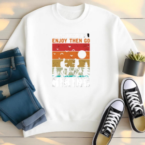 Man Motorbike Curious Minimal Sweatshirt