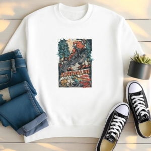 Man Motorbike Focused Minimal Sweatshirt
