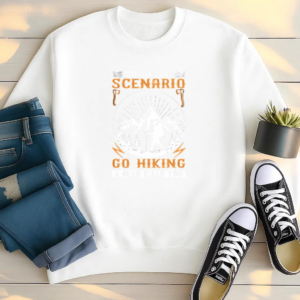 Man Motorbike Joyful Minimal Sweatshirt
