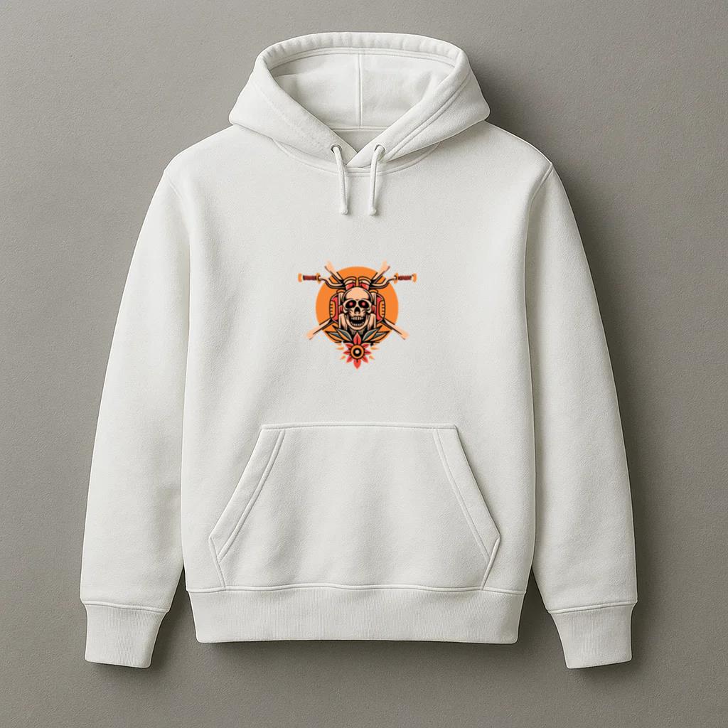 Mechanic Motorbike Happy Modern Hoodie