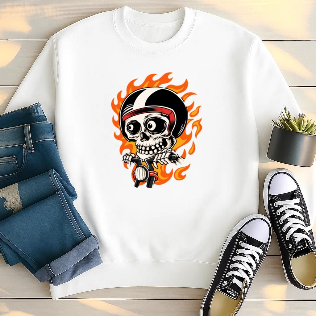 Mechanic Motorbike Joyful Modern Sweatshirt