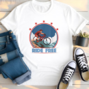 Mountain Bike Cycling Ride Free T Shirt