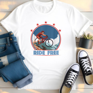 Mountain Bike Cycling Ride Free T Shirt