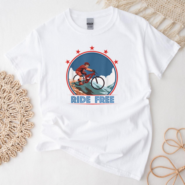 Mountain Bike Cycling Ride Free T Shirt - Image 2