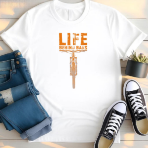 Mountain Bike Life Behind Bars Cycling T Shirt