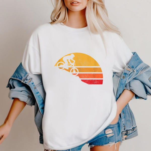 Mountain Bike Vintage Downhill Cycling T Shirt - Image 3