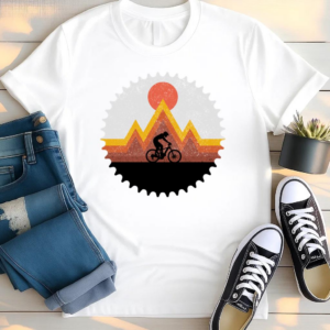 Mountain Bike Vintage Retro MTB Downhill Biking Cycling T Shirt