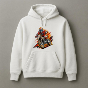 Nature Motorbike Focused Edgy Hoodie