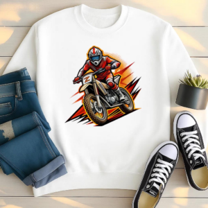 Nature Motorbike Focused Edgy Sweatshirt