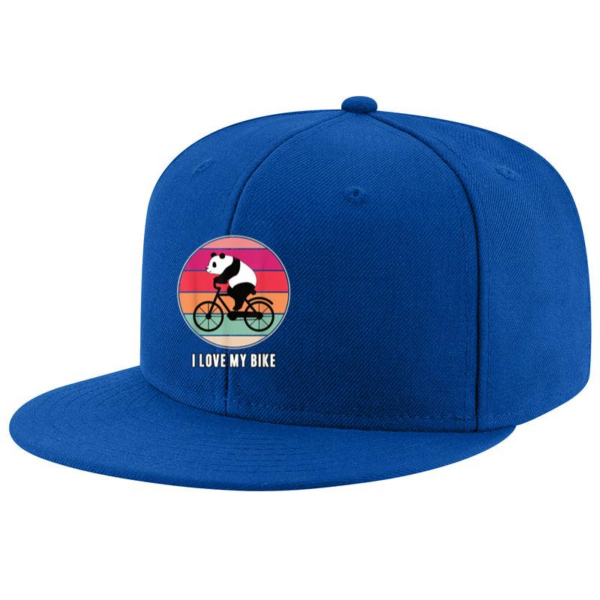 Panda Bear Cyclist Bike Cap - Image 2