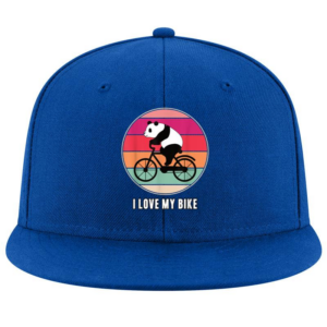 Panda Bear Cyclist Bike Cap