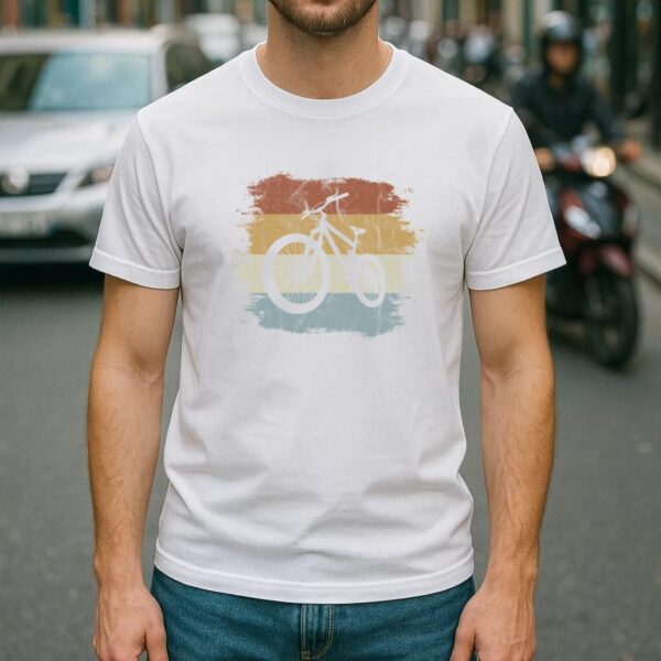 Retro Eighties Cycling Mountain Bike T Shirt - Image 4