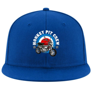 Retro Monkey Bike Pit Crew Cap