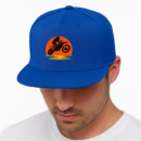 Sunset Dirt Bike Rider Graphic Cap