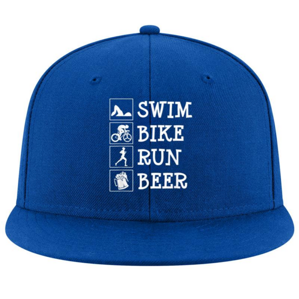 Swim Bike Run Beer Cap